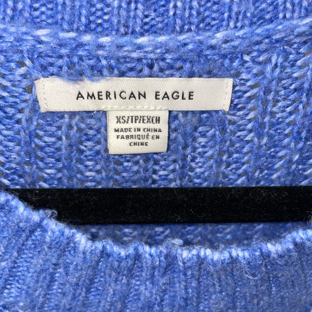 American Eagle Knit Blue Pullover - image 2